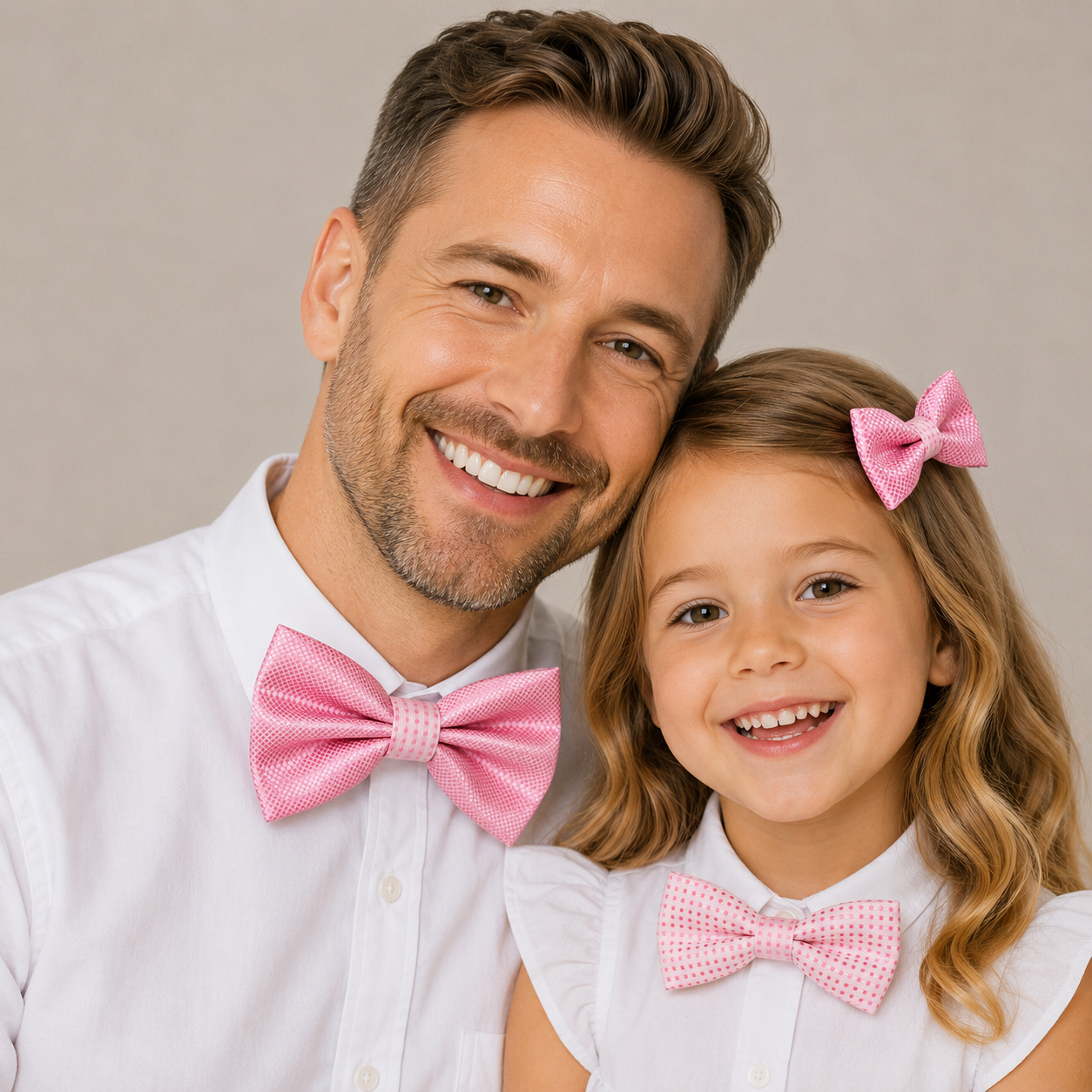 Pink bow tie set for daddy and son, Daddy and me gift set, Grandpa and me, Father son matching, Toddler bow tie, daddy and me bow tie gift