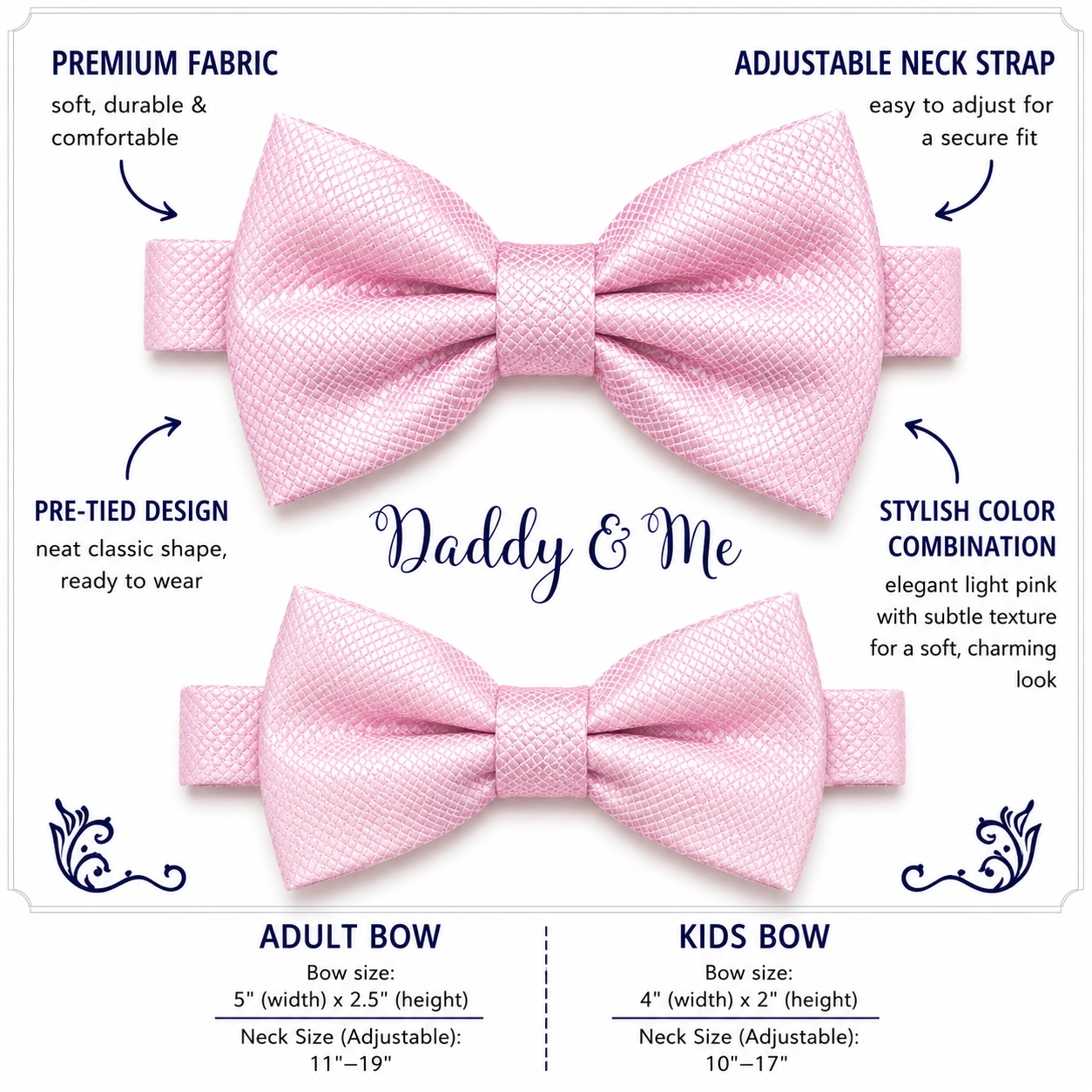 Pink Bow tie set for daddy and son, Daddy me gift set, Grandpa and me, Father son match, Toddler bow tie, daddy me bow tie, Ring bearer