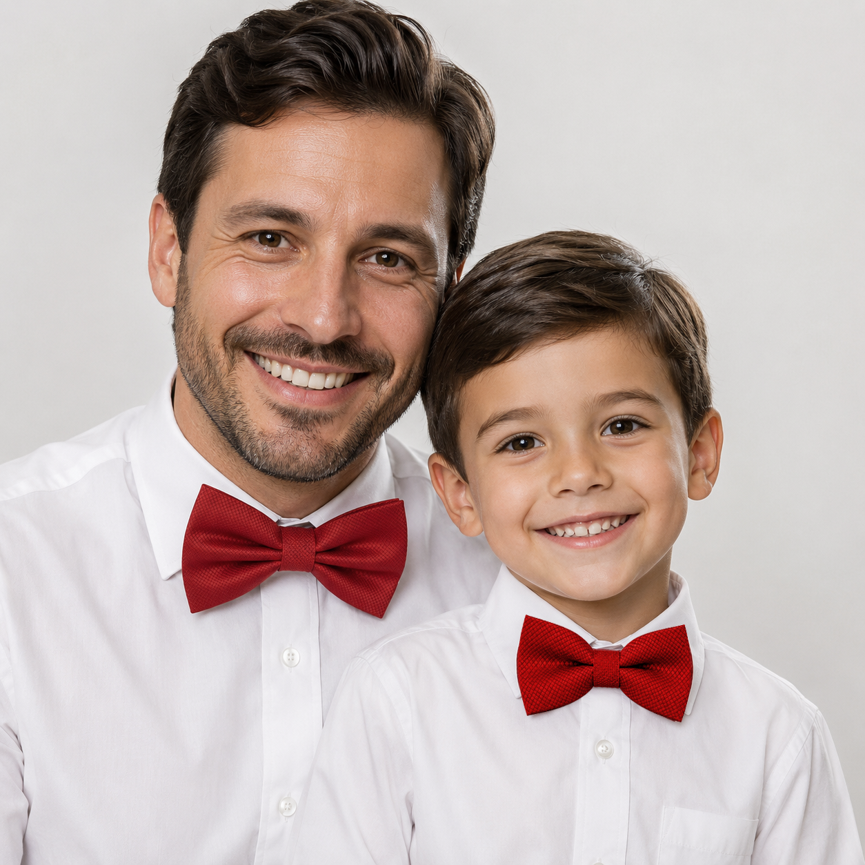 Red Bow tie set for daddy and son, Daddy me gift set, Grandpa and me, Father son matching, Toddler bow tie, daddy me bow tie gift