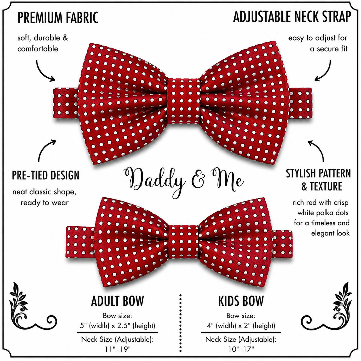 Red Bow tie set for daddy and son, Daddy me gift set, Grandpa and me, Father son matching, Toddler bow tie, daddy me bow tie gift
