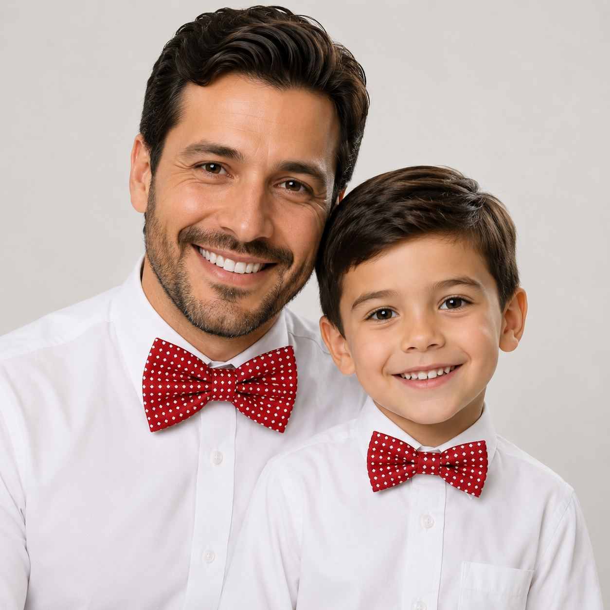 Red Bow tie set for daddy and son, Daddy me gift set, Grandpa and me, Father son matching, Toddler bow tie, daddy me bow tie gift