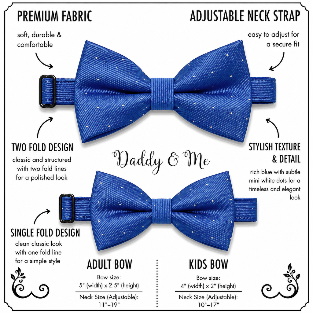 Royal blue Bow tie set for daddy and son, Daddy me gift set, Grandpa and me, Father son match, Toddler bow, daddy me bow, some thine blue