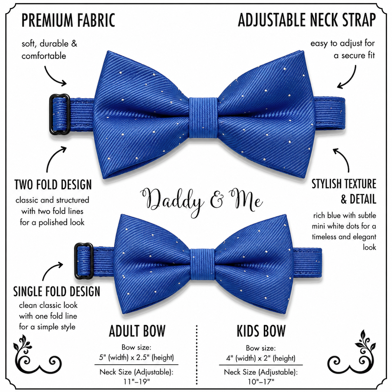 Royal blue Bow tie set for daddy and son, Daddy me gift set, Grandpa and me, Father son match, Toddler bow, daddy me bow, some thine blue