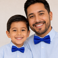 Royal blue Bow tie set for daddy and son, Daddy me gift set, Grandpa and me, Father son match, Toddler bow, daddy me bow, some thine blue