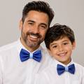 Royal blue Bow tie set for daddy and son, Daddy me gift set, Grandpa and me, Father son matching, Toddler bow tie, Some thing blue, Blue bow