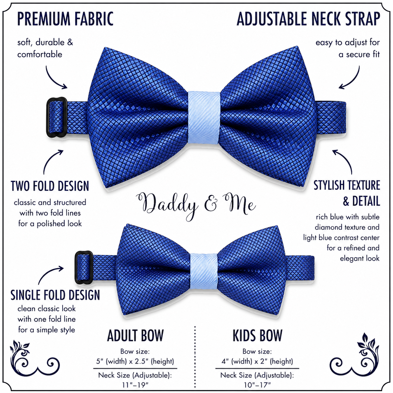 Royal blue Bow tie set for daddy and son, Daddy me gift set, Grandpa and me, Father son matching, Toddler bow tie, Some thing blue, Blue bow