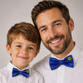 Royal blue Bow tie set for daddy and son, I love you , Daddy and me gift, Grandpa gift, Father son, Royal blue Toddler kids bow, handmade