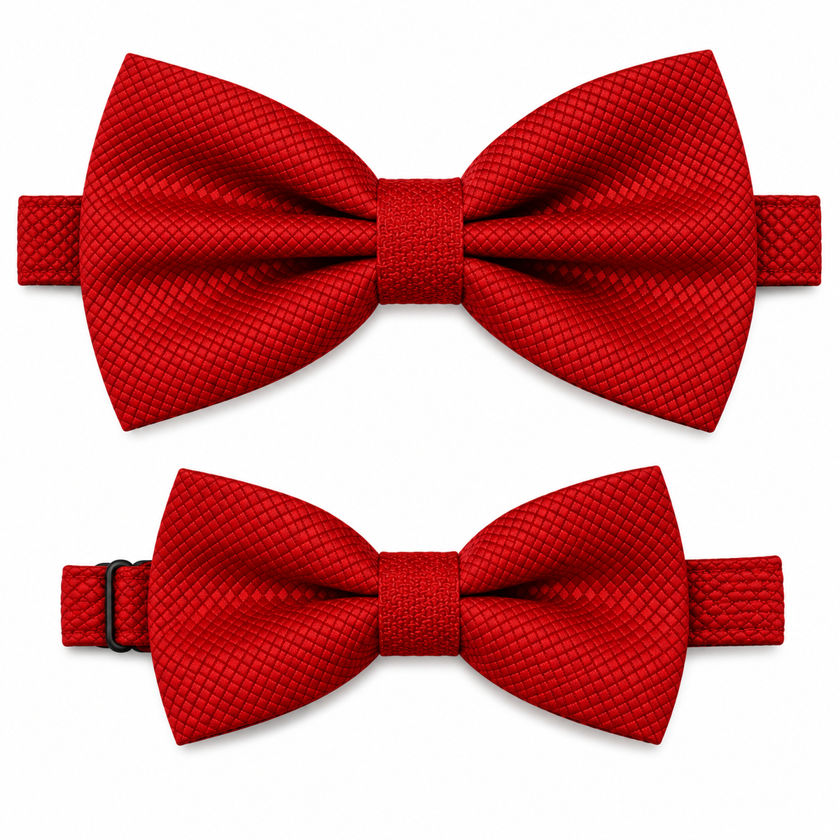 Red Boys Bow Tie – Handmade Pre-Tied Bow Tie for Toddlers & Youth