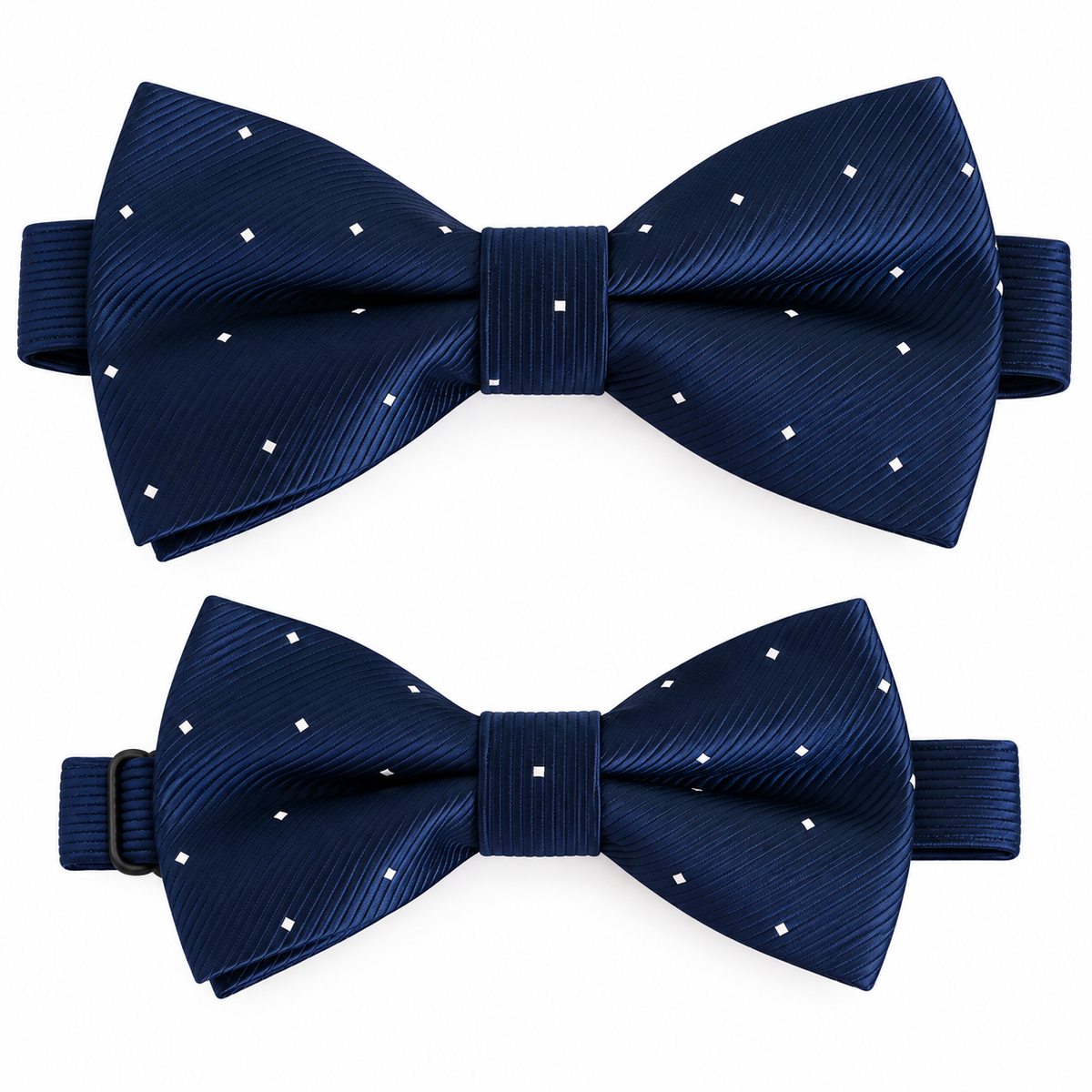 Navy Boys Bow Tie – Handmade Pre-Tied Bow Tie for Toddlers & Youth