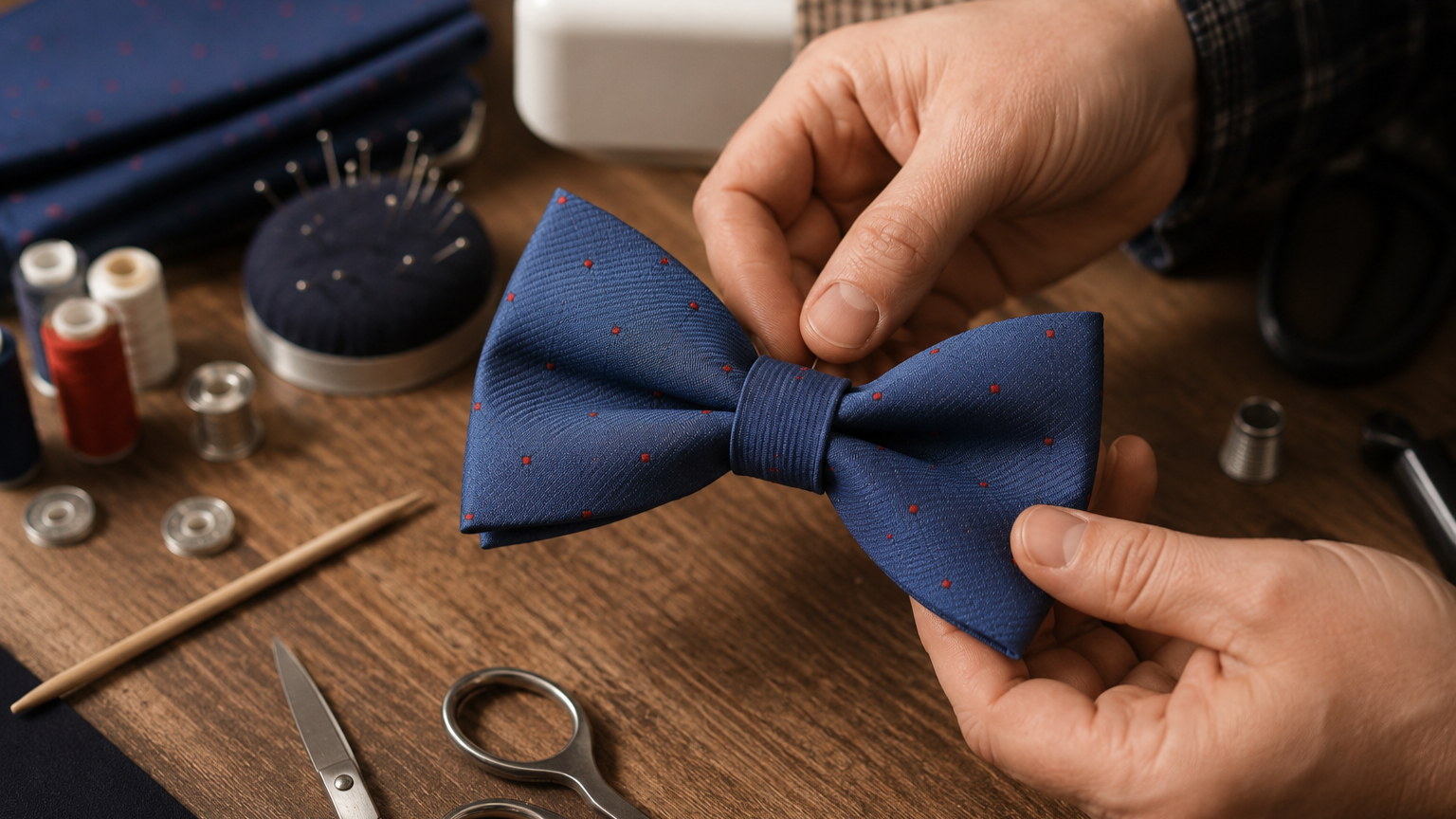 Elegant handmade bow tie