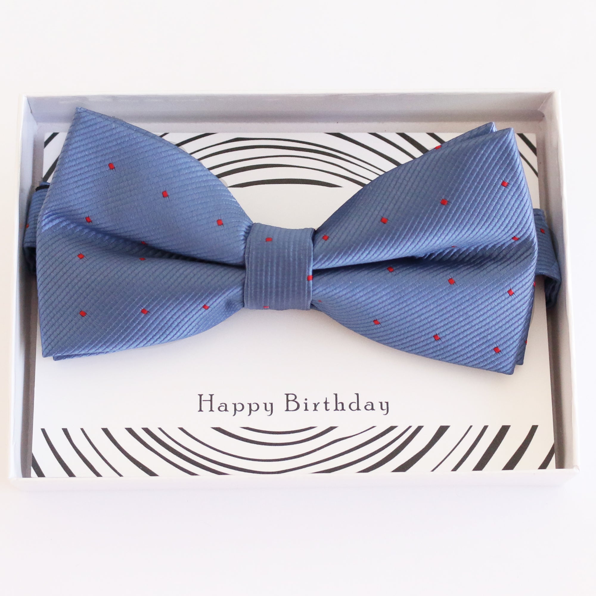 Country blue bow tie Best man Groomsman Man of honor ring bearer request gift, Kids adult bow, Adjustable Pre tied High quality