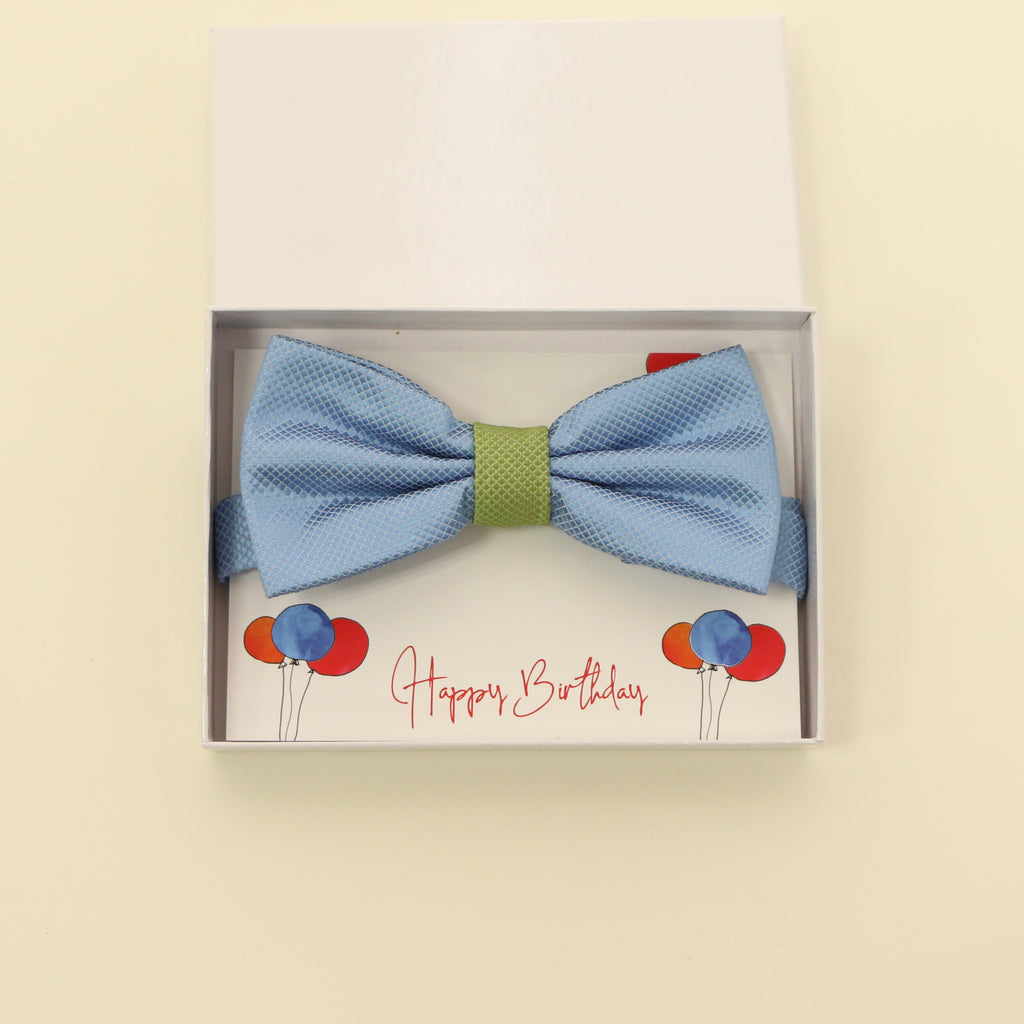 Dusty blue Green bow tie, Best man request, Groomsman Ring Bearer bow tie, Man of honor request, Birhtday gift, some thing blue, handmade