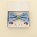 Dusty blue Green bow tie, Best man request, Groomsman Ring Bearer bow tie, Man of honor request, Birhtday gift, some thing blue, handmade