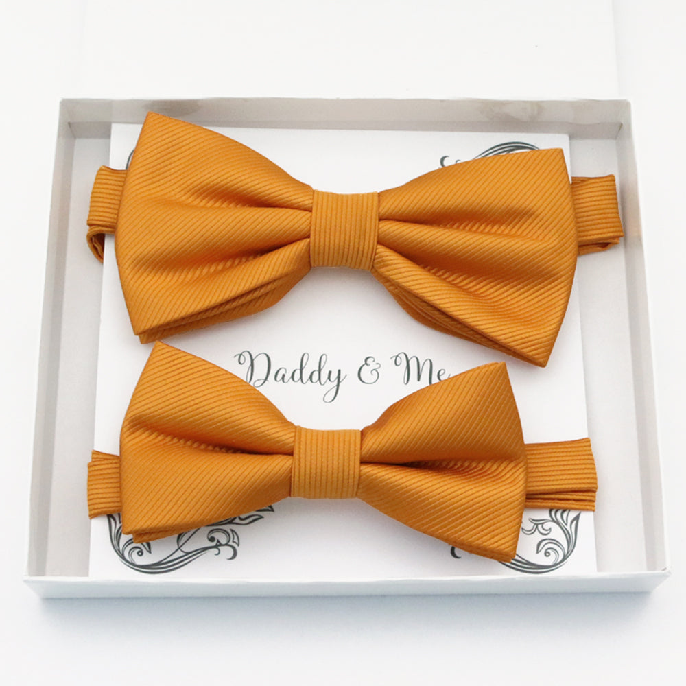 Burnt orange Bow tie set daddy son, Daddy and me gift Grandpa and me, Father son matching, Kids bow tie, Kids adult bow tie, High quality