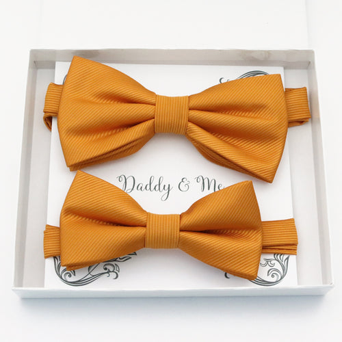 Burnt orange Bow tie set daddy son, Daddy and me gift Grandpa and me, Father son matching, Kids bow tie, Kids adult bow tie, High quality
