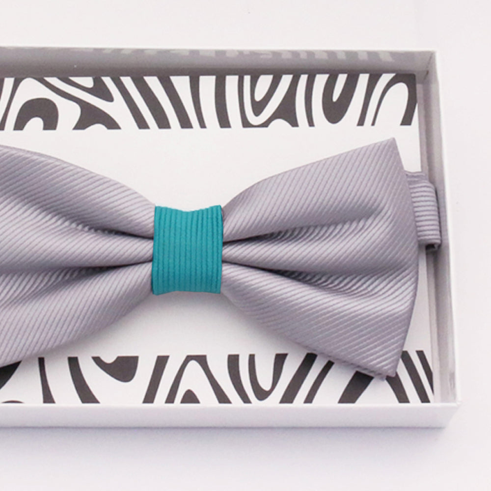 Gray burlap bow tie Best man Groomsman Man of honor ring bearer request gift, Kids adult bow, Adjustable Pre tied High quality, Birthday Congrats