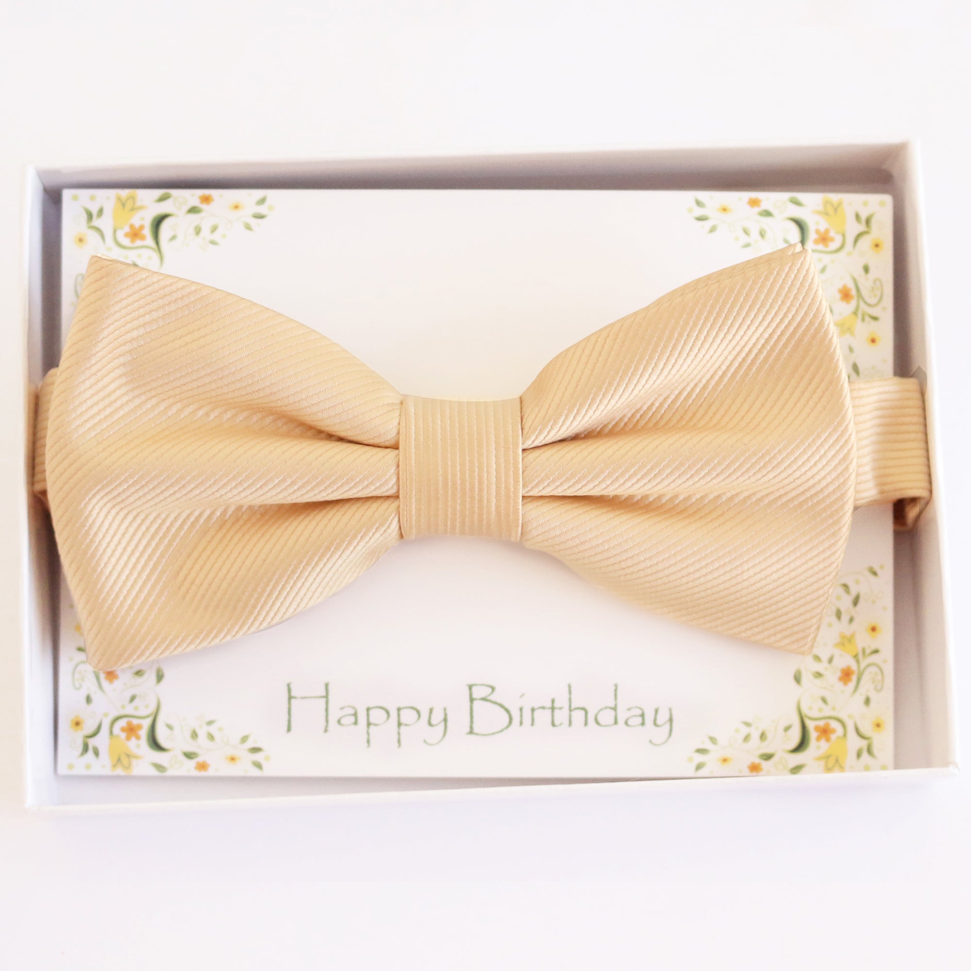 Cream bow tie Best man Groomsman Man of honor ring bearer request gift, Kids adult bow, Adjustable Pre tied High quality