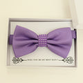 Lavender bow tie, Best man request gift, Groomsman bow tie, Man of honor gift, Best man bow tie, man of honor, handmade bow tie