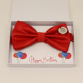 Red bow tie, Best man request gift, Groomsman bow, Man of honor gift, Best man bow, Happy Birthday, Congrats, Congrats grad Live Love laugh