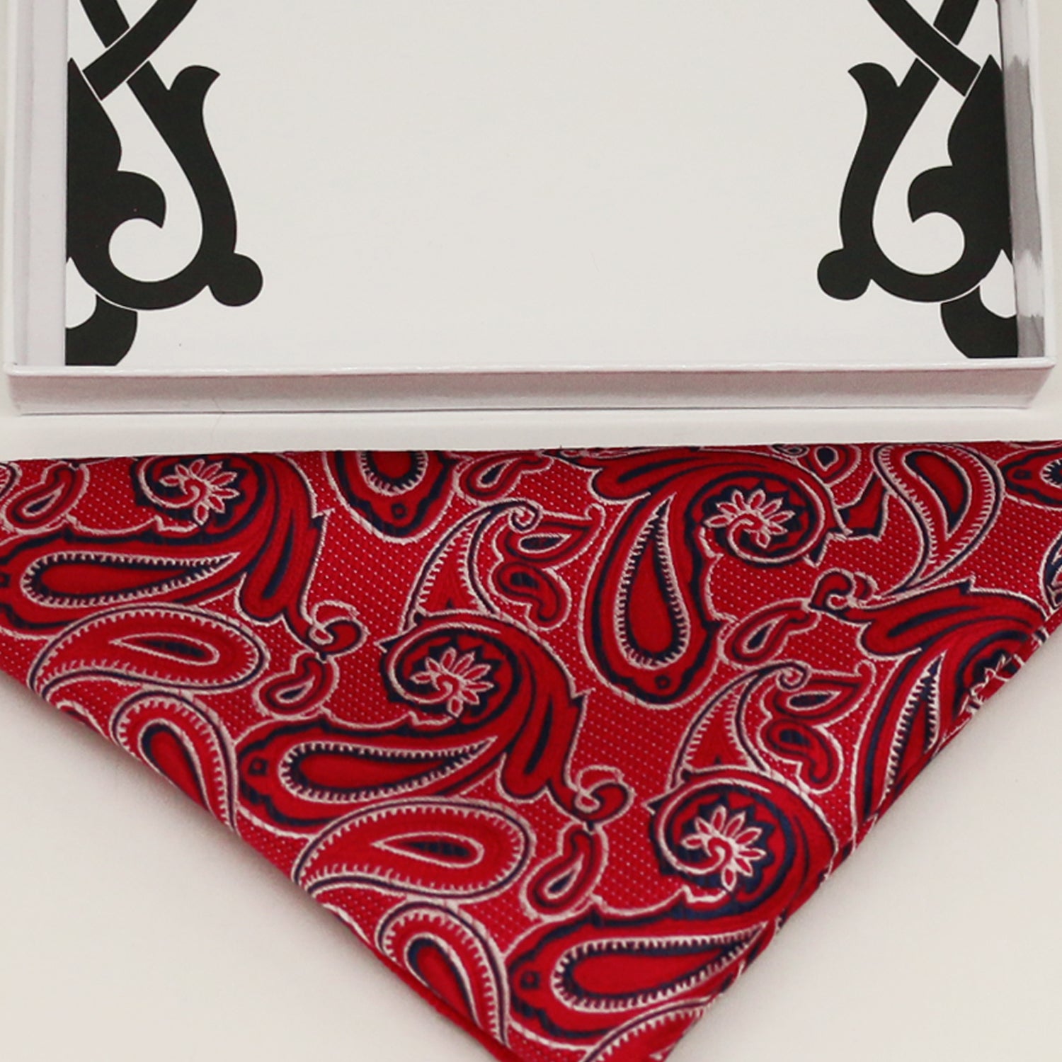 Red bow tie & paisley Pocket Square, Best man Groomsman Man of honor bow tie, birthday gift, Congrats grad, Paisley Red handkerchief