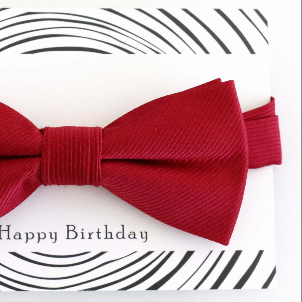 Red bow tie ring bearer request Birthday gift, Kids adult bow, Adjustable Pre tied High quality, Kids party favor, toddler red bow tie