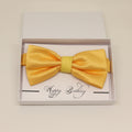 Sunny Yellow bow tie, Best man request gift, Groomsman bow tie, Ring Bearer bow, Happy birthday, congrars grads, yellow tooddler bow tie,