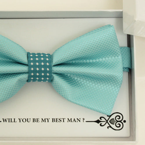 Blue bow tie, Best man request gift, Groomsman bow tie, Man of honor gift, Best man bow tie, some thing blue, Best man bow tie, Handmade
