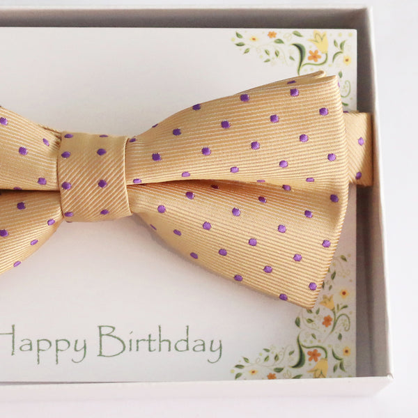 Cream bow tie Best man Groomsman Man of honor ring bearer request gift, Kids adult bow, Adjustable Pre tied High quality