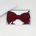 Burgundy bow tie, Best man request gift, Groomsman bow tie, Man of honor gift, Best man bow, best man gift, man of honor request, thank you