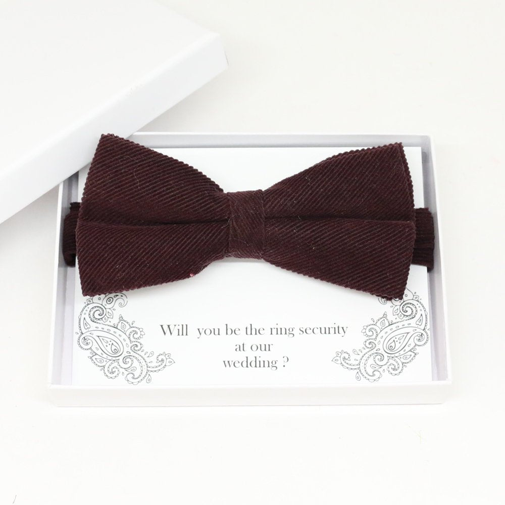 Brown bow tie, Best man request gift, Groomsman bow tie, Man of honor gift, Best man bow tie, best man gift, man of honor request, thank you