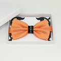 Orange bow tie, Best man request gift, Groomsman bow tie, Man of honor gift, Best man bow tie, best man gift, man of honor request, thankyou
