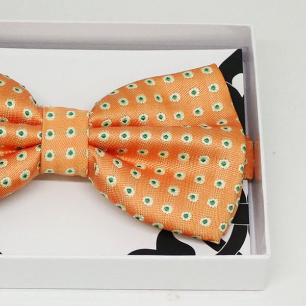 Peach floral bow tie, Best man request gift, Groomsman bow tie, Man of honor gift, Best man bow tie, best man gift, man of honor request bow