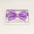 Lavender bow tie, Best man request gift, Groomsman bow tie, Man of honor gift, Best man bow tie, best man gift, man of honor request bowtie
