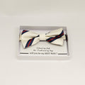 Strip white bow tie, Best man request gift, Groomsman bow tie, Man of honor gift, Best man bow tie, best man gift, man of honor request bow
