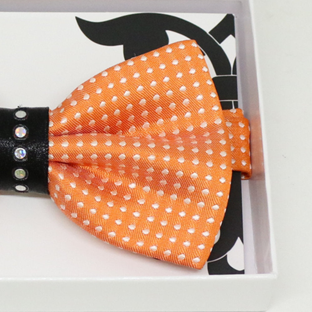 Orange bow tie, Best man request gift, Groomsman bow tie, Man of honor gift, Best man bow tie, best man gift, man of honor request, thankyou