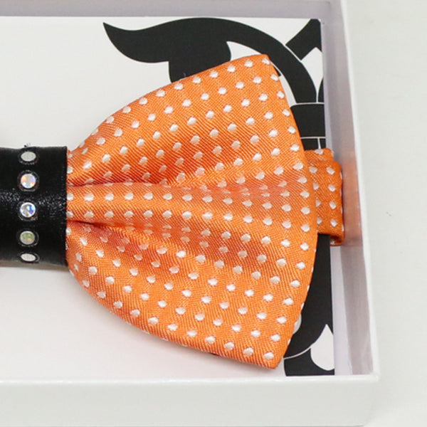 Orange bow tie, Best man request gift, Groomsman bow tie, Man of honor gift, Best man bow tie, best man gift, man of honor request, thankyou
