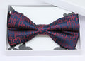 Navy Santa bow tie, Best man request gift, Groomsman bow tie, Man of honor gift, Best man bow tie, best man gift, Chrismtas bow, thank you