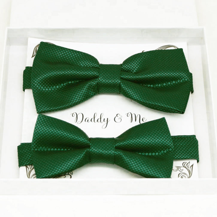 Jolly Green daddy and me bow ties — adult and kids sizes