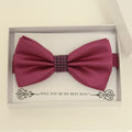 Magenta bow tie, Best man request gift, Groomsman bow, Man of honor gift, Best man bow, best man gift, man of honor request, handmade bow